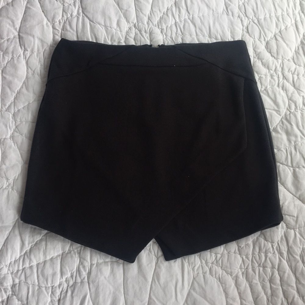 Jack by BB Dakota Black Cutout Mini Skirt